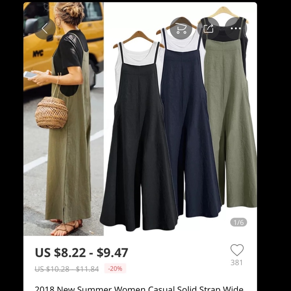 Cotton jumpsuit with pockets